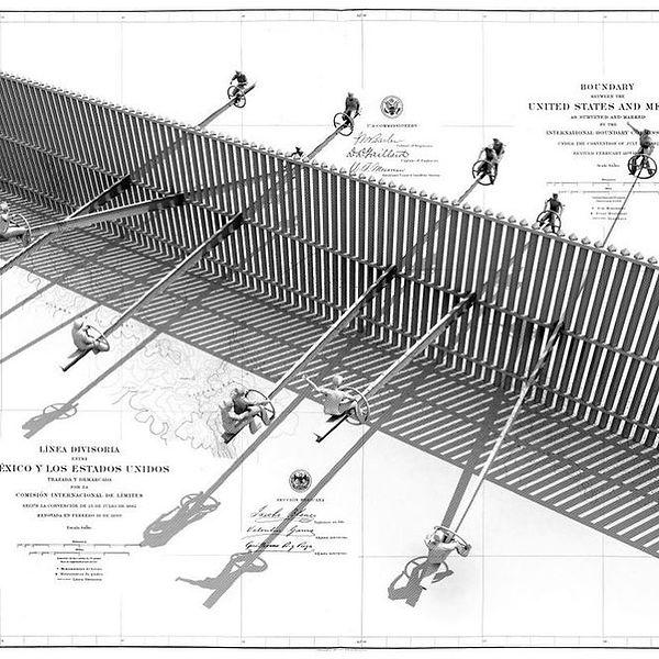 Rael'in tahterevalli fikrine daha önce yazdığı 'Mimarlık açısından sınır duvarı: ABD - Meksika için bir manifesto' isimli kitabında da yer verilmişti.