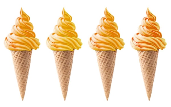 6. В каком десерте меньше всего красителей?