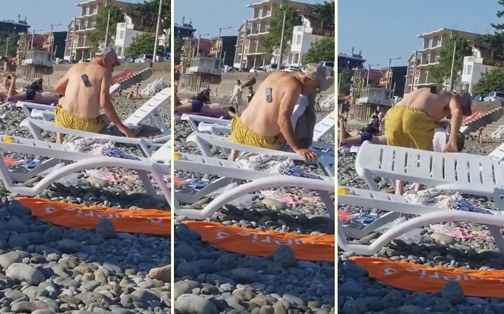 Sırtına Yapışan Telefonunu Yana Yana Arayan Adamın Güldüren Görüntüleri