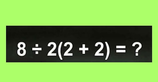 Kafalar Karışık: Twitter'da Paylaşılan Basit Bir Matematik İşlemi Sosyal Medyayı İkiye Böldü!