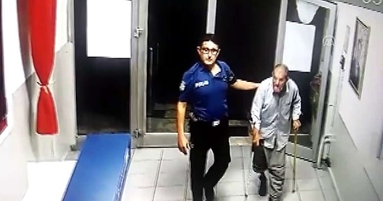 Polis Memurundan Duygulandıran Davranış: Ağlayarak Parasının Çalındığını Söyleyen Vatandaşa Kendi Cebinden Verdi!