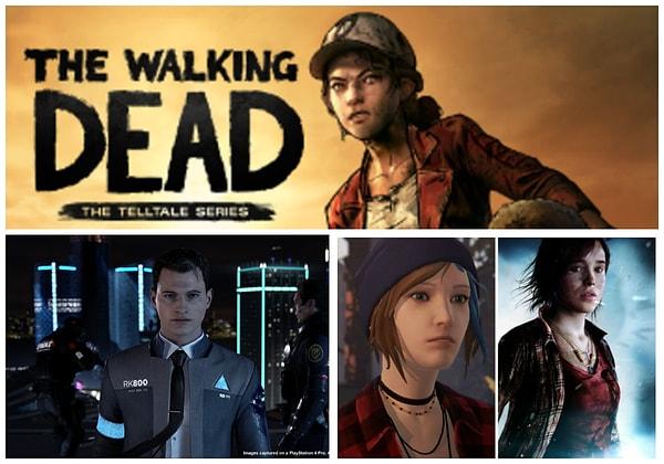 En iyi interaktif senaryolu oyun: The Walking Dead.