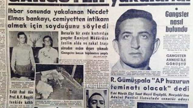 1961 - Türkiye'de ilk kez bir banka soyuldu. Bankayı soyan Necdet Elmas 30 Ağustos'ta Darıca'da yakalandı.