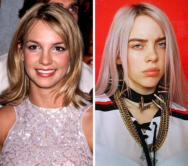 1. Britney Spears ve Billie Eilish, 17 yaşında