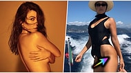 Instagram'da Çatlaklarının Olduğu Bir Fotoğrafı Korkusuzca Paylaşan Kourtney Kardashian Herkesi Kendine Hayran Bıraktı