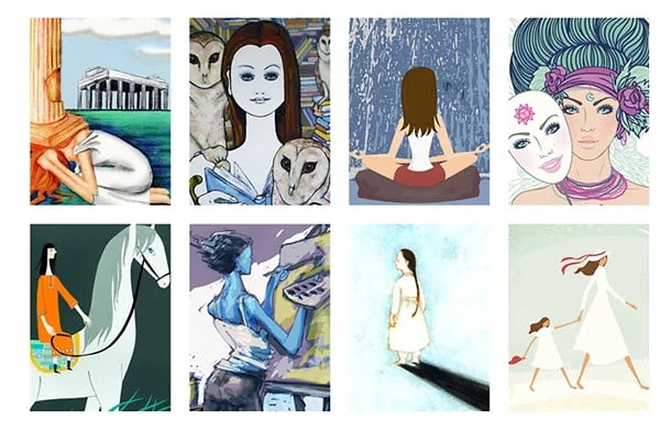 Выберите девушку: