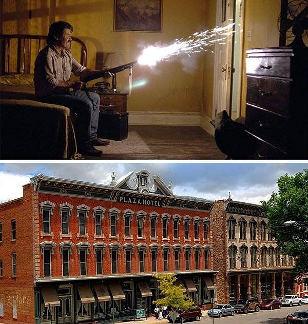 2. The Eagle Pass Hotel из фильма "Старикам тут не место" в реальности - это Plaza Hotel