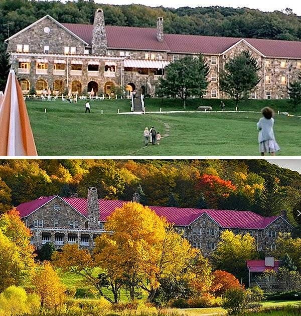 7. Kellerman’s Resort из "Грязных танцев" - это The Mountain Lake Hotel