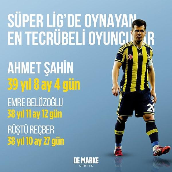 İlk 11'de sahaya çıkan Emre Belözoğlu, Süper Lig'de forma giyen en tecrübeli ikinci isim olarak tarihe geçti.