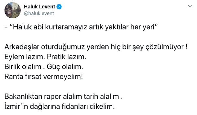 Umutsuzluğa düşmeden, herkesi konsere davet etti.