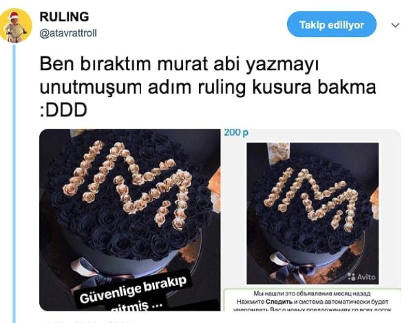 İnternetin sahte işler dedektifi Ruling, Murat Övüç'ün hikayesinde geçen çiçeği buldu. Evet maalesef kimsenin gönderdiği yok...