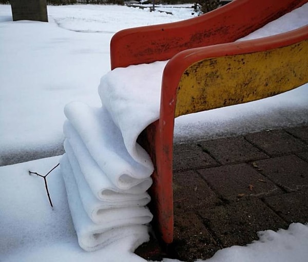 5. А вы знали, что снег на такое способен?