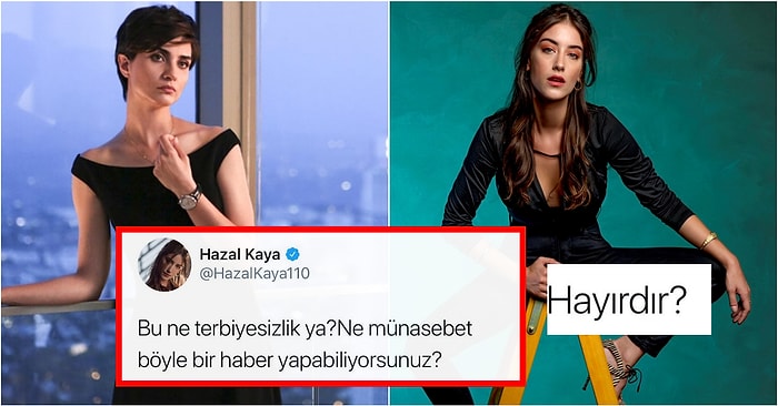 Hazal Kaya, Tuba Büyüküstün'le İlgili Yapılan Cinsiyetçi ve İmalı Habere Ateş Püskürdü!