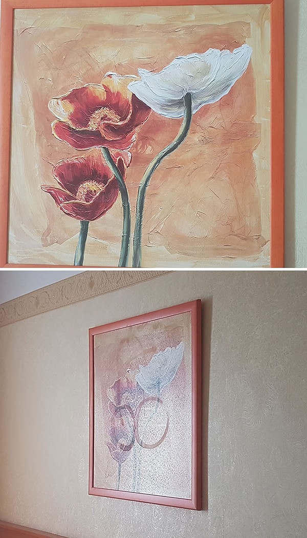 20. "Милая картина в моем номере."