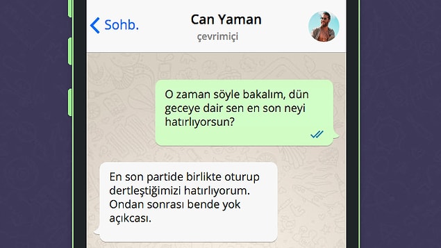 Çok iyi çok!