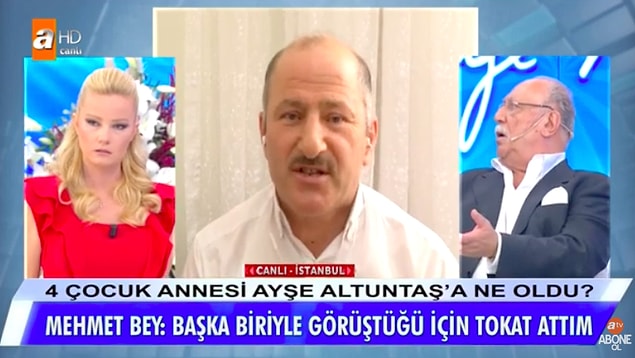 Aynı zamanda Mehmet Altuntaş, Yılmaz isimli bir erkekle görüşen Ayşe Altuntaş'a geçmişte şiddet uygulamış.