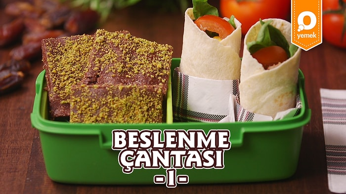 Okul Zilleri Çalıyor, Minikler Sağlıklı Besleniyor! Beslenme Çantası 1 Nasıl Yapılır?