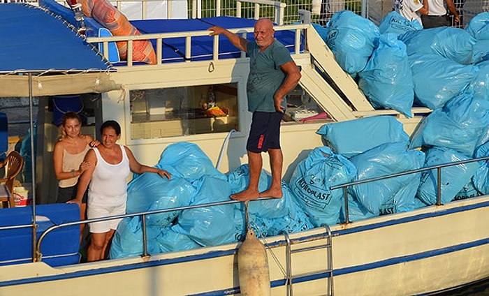 Hırsızlıkta Son Nokta! Marmaris Koylarında Topladığı Çöpler Çalındı