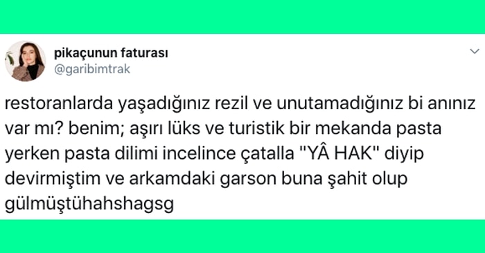 Restoranlarda Yaşadıkları Unutamadıkları En Rezil Anlarını Anlatırken Kahkaha Krizine Sokan 30 Kişi