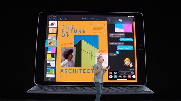 7. jenerasyon iPad de tanıtıldı.