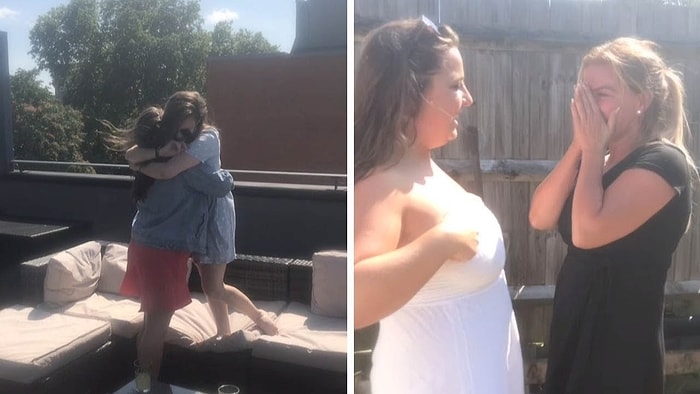 Ailesinden ve Arkadaşlarından 2 Yıl Uzak Kalan Kadının Eve Dönerek Yaptığı Sürprizle Şaşkınlıklarını Gizleyemeyen İnsanlar