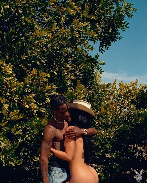 Kylie Jenner da kendi Instagram hesabından Playboy'un yeni sayısının kapağı olacağını bu fotoğrafla duyurmuştu.