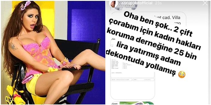 Ebru Polat Bir Çift Çorabı İçin 25 Bin Lira Bağış Yapan Hayranını İfşa Etti, Komik Tepkiler Gecikmedi!
