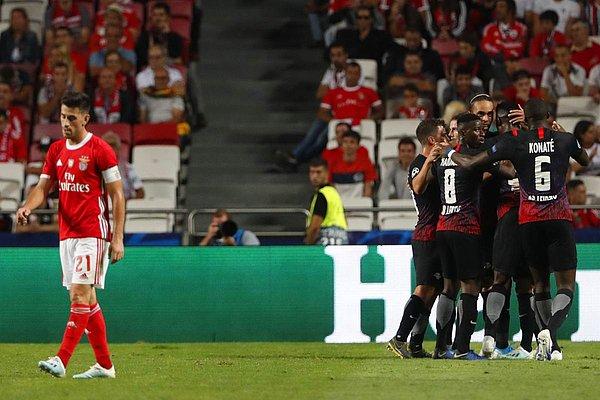 Leipzig, Benfica'yı deplasmanda Timo Werner'in golleriyle 2-1 mağlup etti.
