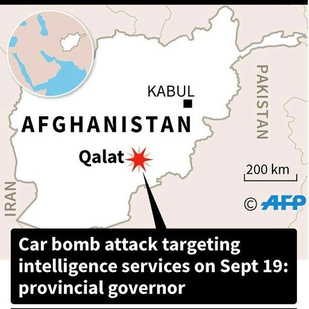 Afgan güvenlik yetkilileri, Zabul Vilayeti'nin başkenti Kalat'da düzenlenen saldırıda 95 kişinin de yaralandığını açıkladı.
