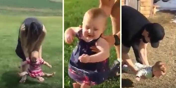 Dünya Tatlısı Bebeklerin Yere Basma Korkularını Bir Araya Getiren Müthiş Video!