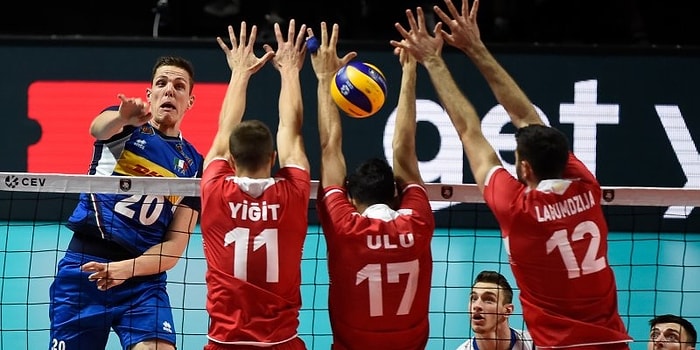 A Milli Erkek Voleybol Takımı Avrupa Şampiyonası'nda İtalya'yı Geçemedi ve Elendi