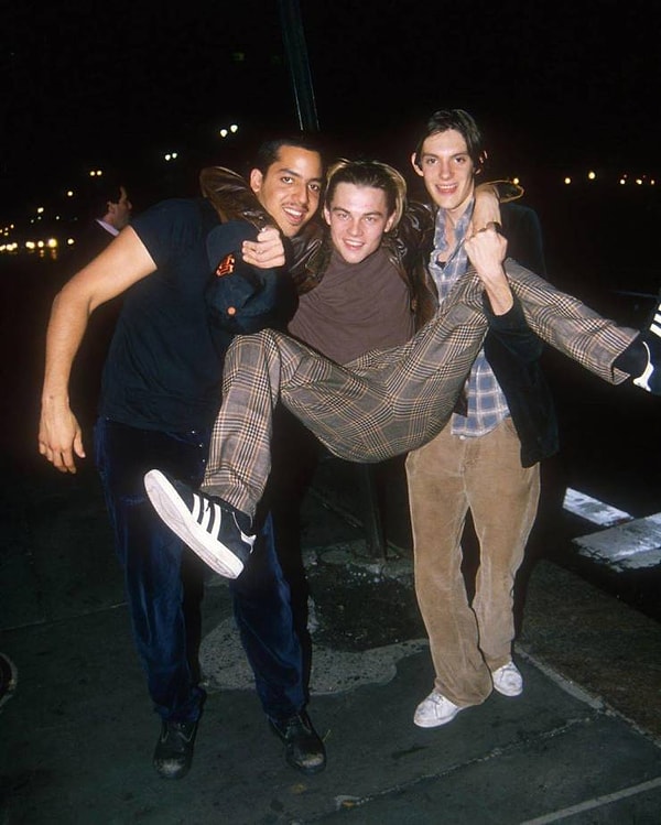 Леонардо ДиКаприо, Дэвид Блейн и Лукас Хаас, 1998 год