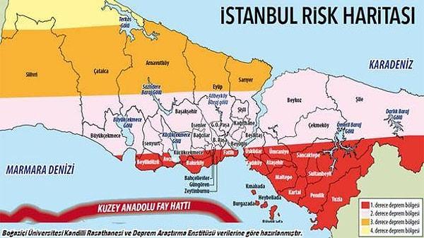İstanbul'da olası bir depremde hangi bölgeler riskli, deprem haritası ne söylüyor?