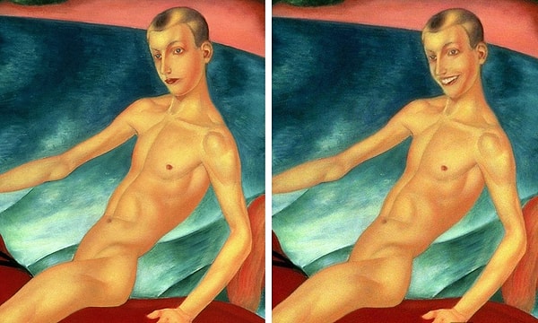 10. «Купание красного коня», Кузьма Сергеевич Петров-Водкин, 1912 год