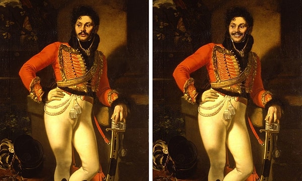 13. «Портрет Давыдова в гусарском мундире», Орест Кипренский, 1809 год