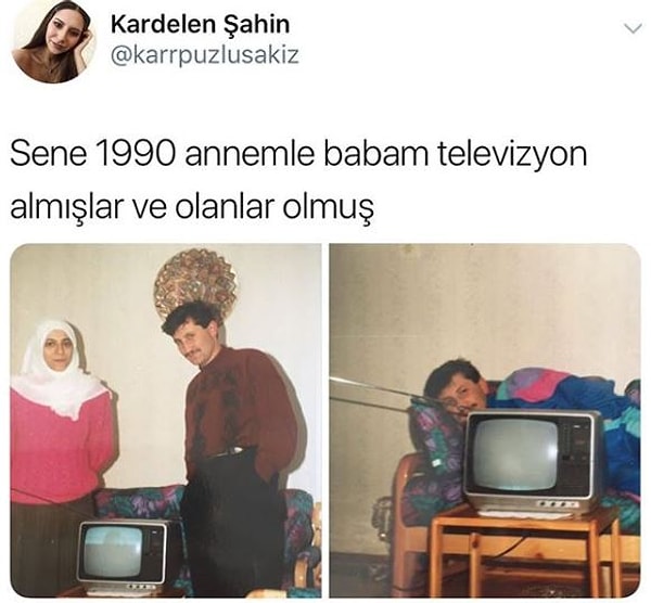 11. Televizyonumuz var duruşu.