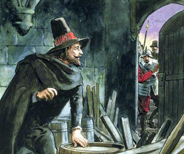 7. Yakalandıktan kısa süre sonra Guy Fawkes Kral'ın odasına götürüldü ve ona onu öldürmek ve Parlamento'yu patlatmak istediğini anlattı.