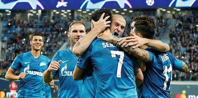 G Grubu ikinci maçında Zenit St. Petersburg, sahasında ağırladığı Benfica'yı 3-1'lik skorla mağlup ederek 3 puanın sahibi oldu.