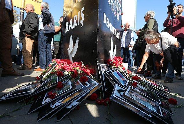Ankara Garı Katliamı'nda hayatını kaybedenler, sosyal medyada da #10EkimAnkaraKatliamı etiketi ile anılıyor...