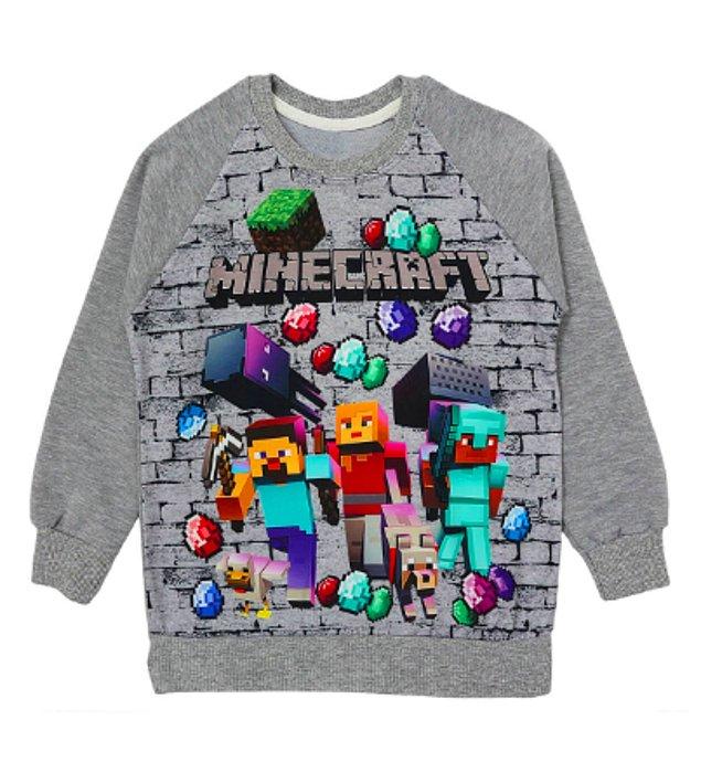 9. Minecraft fanı miniklerin üzerinden çıkarmak istemeyeceği bu harika sweatshirt,