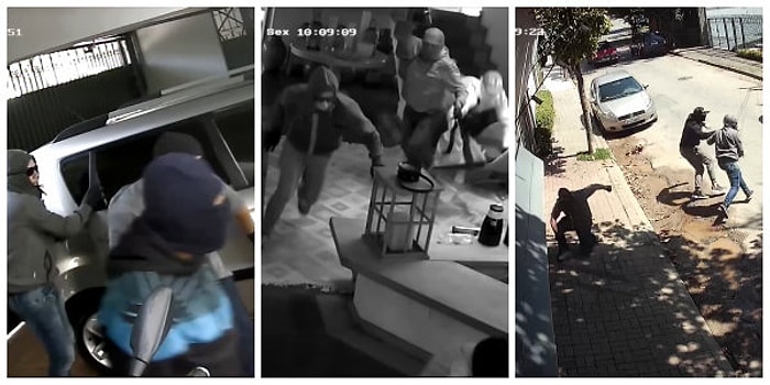 Soyguna Geldikleri Evde Silahlı Ev Sahibini Görünce Arabalarını Bile Bırakıp Kaçan Hırsızlar