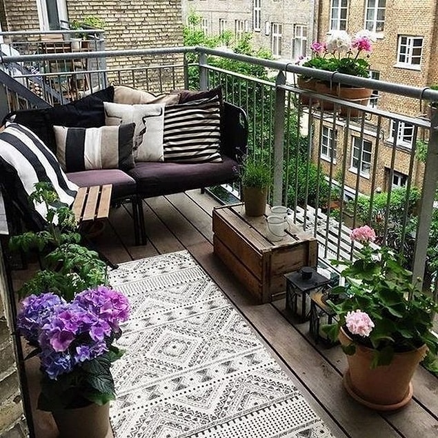 16. Balkon zeminini kaplatmayı düşündünüz mü hiç?
