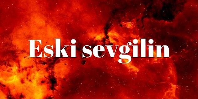 Eski sevgilinin takibindesin!