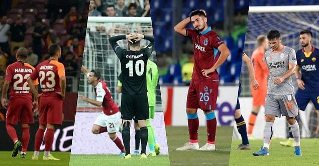 Avrupa kupalarında grup aşamasında henüz umduğumuzu bulamadık. Temsilcilerimiz, 12 maçta; 1 galibiyet, 8 mağlubiyet, 3 de beraberlik yaşadı.