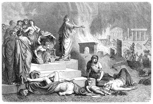 8. Roma yanarken Nero keman çalmıyordu.