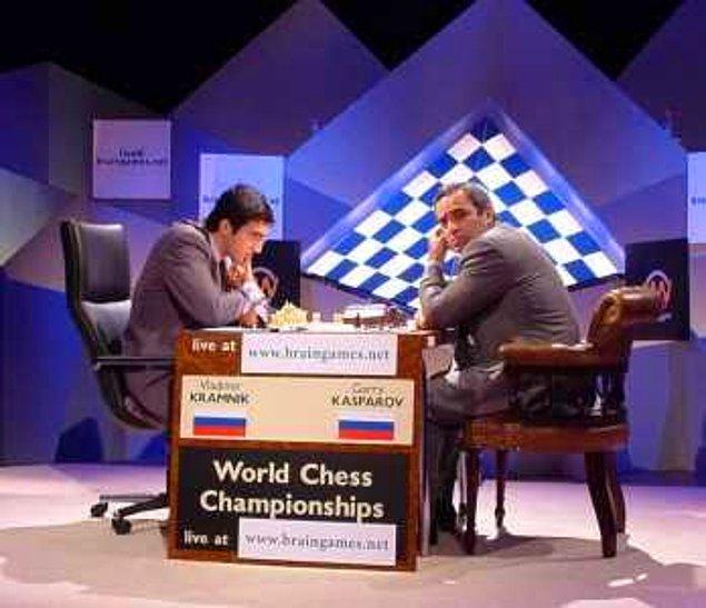2000 - Dünya Satranç Şampiyonası'nda Garry Kasparov yurttaşı Vladimir Kramnik'e yenildi. Garry Kasparov 15 yıldır dünya satranç şampiyonuydu.