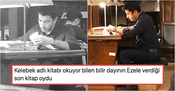 4. Kenan İmirzalıoğlu'nun kütüphanede ders çalışırken çekilmiş fotoğrafları, Twitter ahalisinin diline düştü!