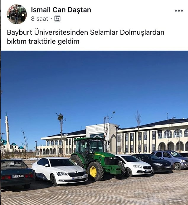 3. Ben zaten dolmuşum.