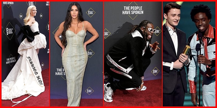 2019 People's Choice Ödülleri'nin Kırmızı Halısına Kardashian'lar Damga Vurdu!