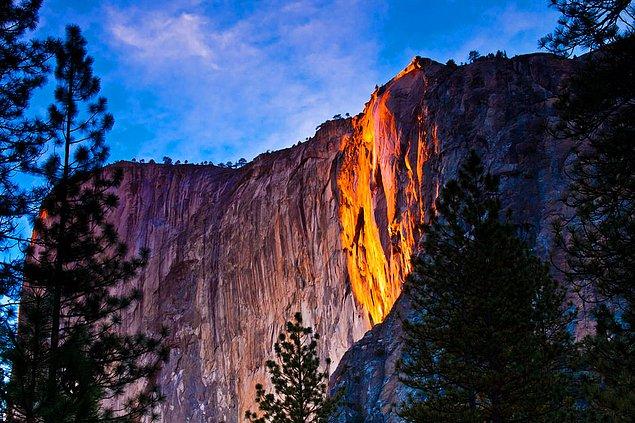 2. Yosemite At Kuyruğu Şelalesi, Kaliforniya, ABD / Şubat ayının ikinci yarısı